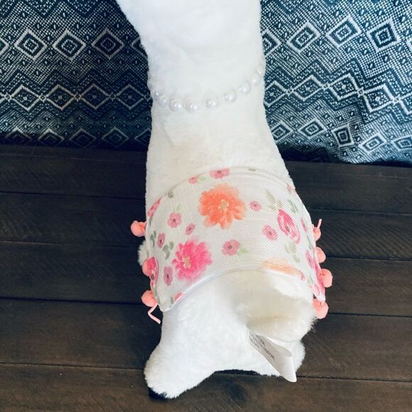 Plush Spring Llama Alpaca Stuffed Animal Decor Statue - Picture 7 of 8